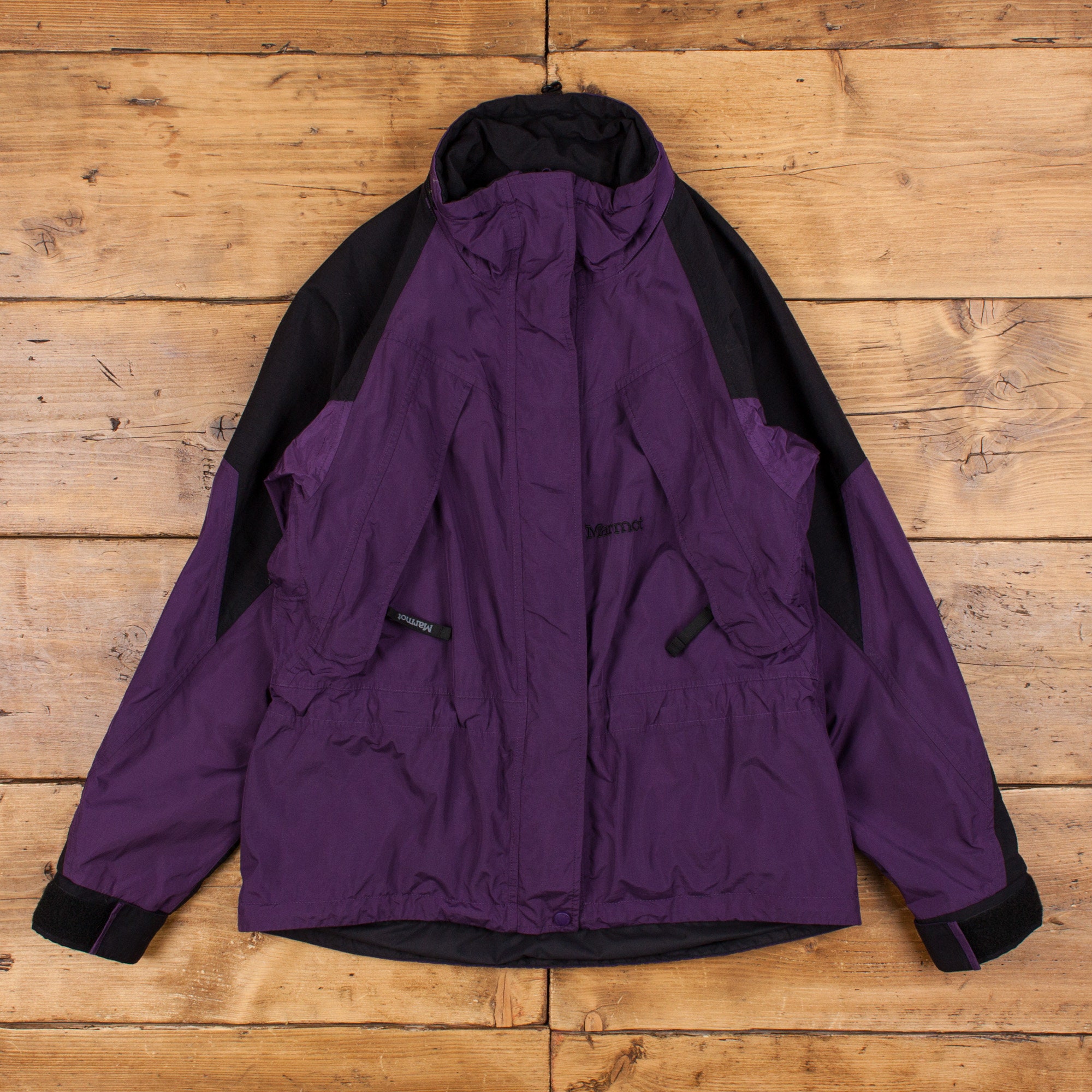 Vintage Marmot Windbreaker Jacket M Gorpcore Membrain Full Zip