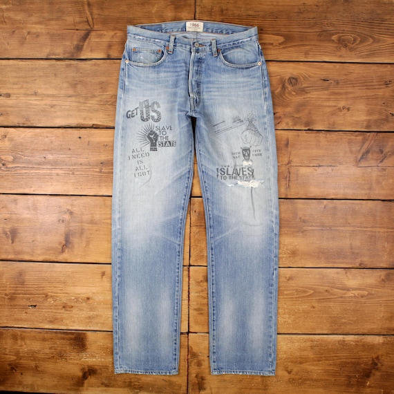 Vintage Levis 501 1966 Special Edition Jeans 32 X 34 Stonewash