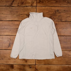 Vintage Columbia Outdoor Jacket XL Fleece Fleece Cream Womens