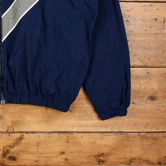 Vintage Skilcraft Windbreaker Jacket M USAF Fitness Kit Blue