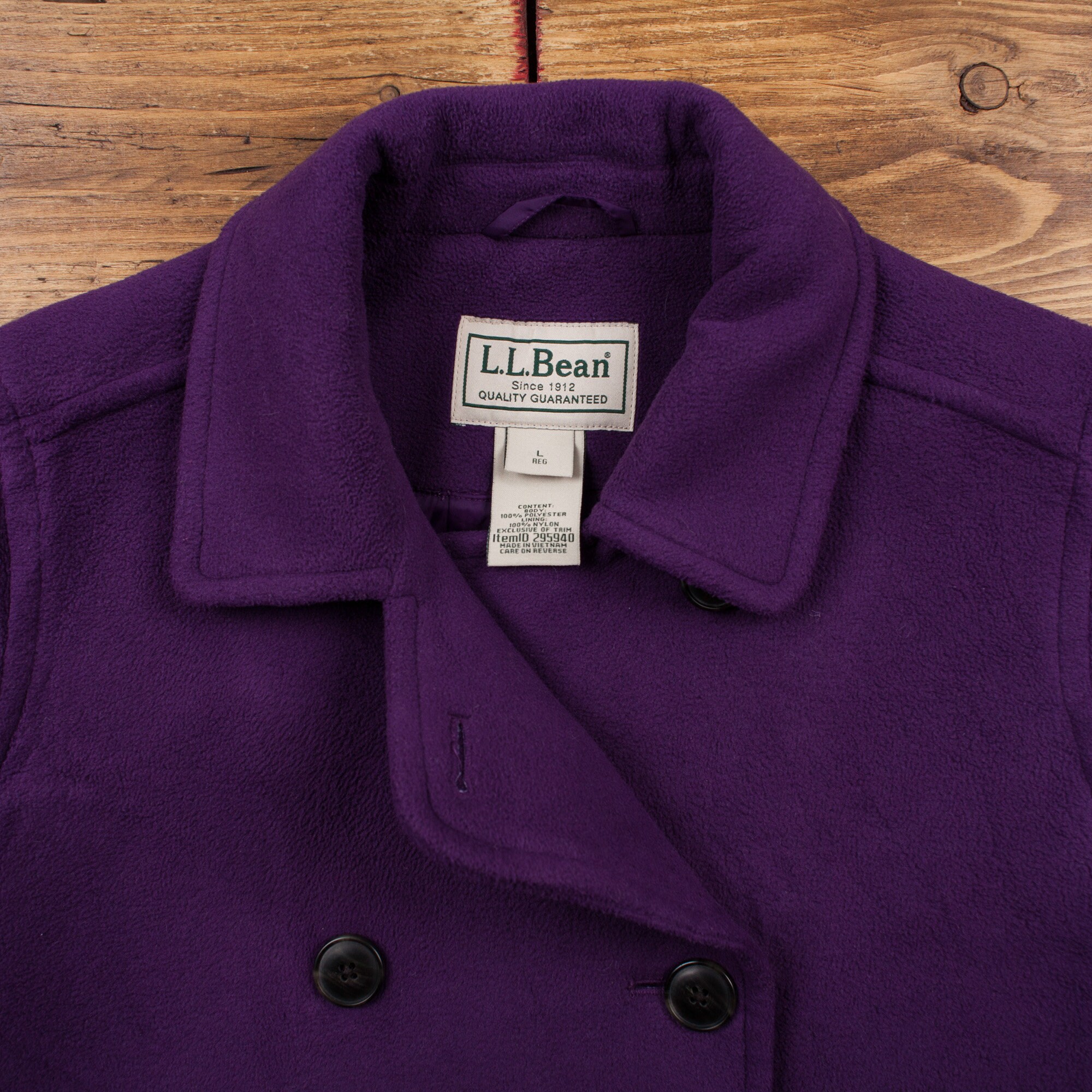 ヴィンテージ L.L.Bean フリース ジャケット L ダブルブレスト
