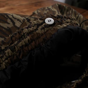 Gander Mountain Mossy Oak Camo Trousers M-XL Mens Rainwear USA Made Outdoor image 4