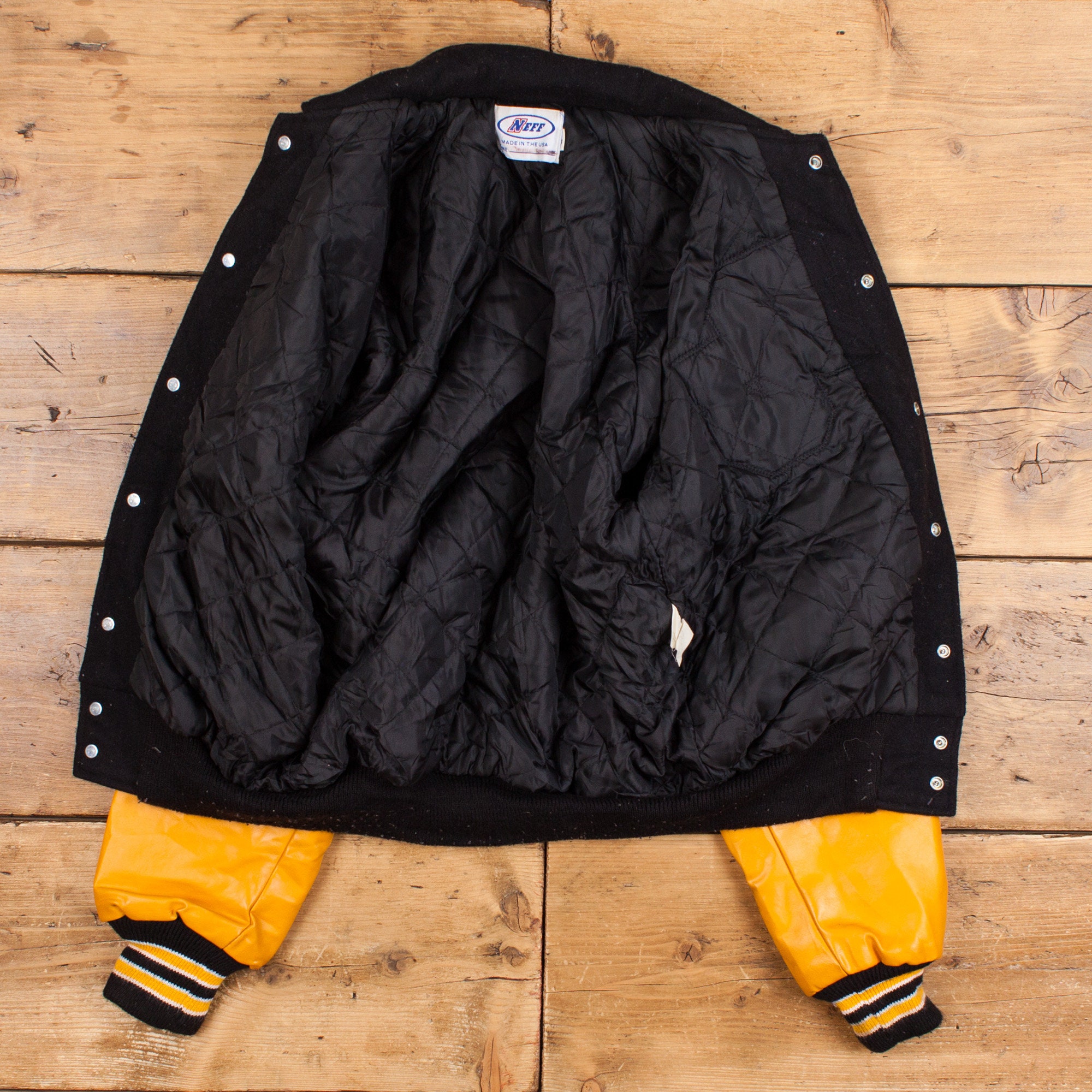 Vintage 1950's Goodyear Striped Racing Jacket. Lightning