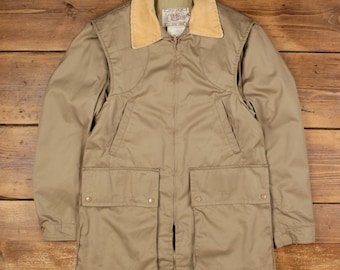 Vintage Outdoor Jacket M 70s Hunting Beige