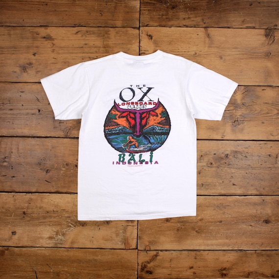 Vintage Oneita Single Stitch T Shirt Graphic Small 90s USA Made