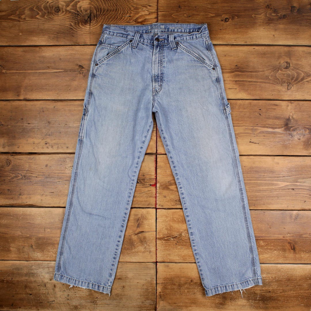 Levi's Signature Carpenter Denim Painter Pants, Men's, Size 34 cotton blue type Vintage Second Hand