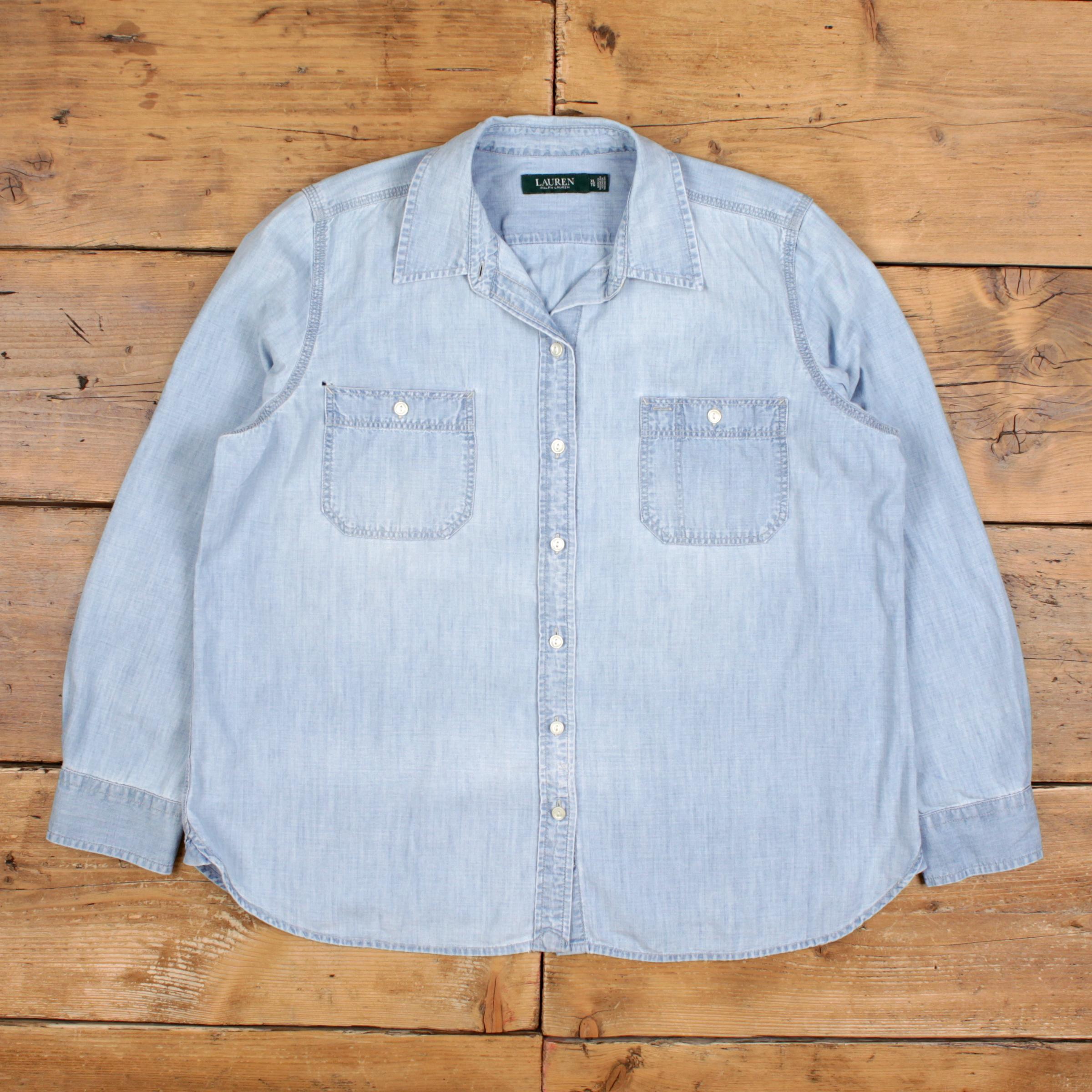 Ralph Lauren Chambray Shirt - Etsy