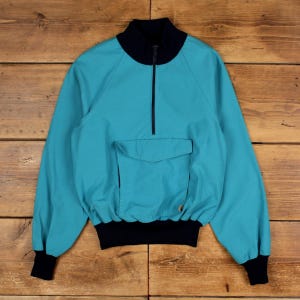 Vintage Mother Karen's Windbreaker Jacket S 90s Pullover Blue