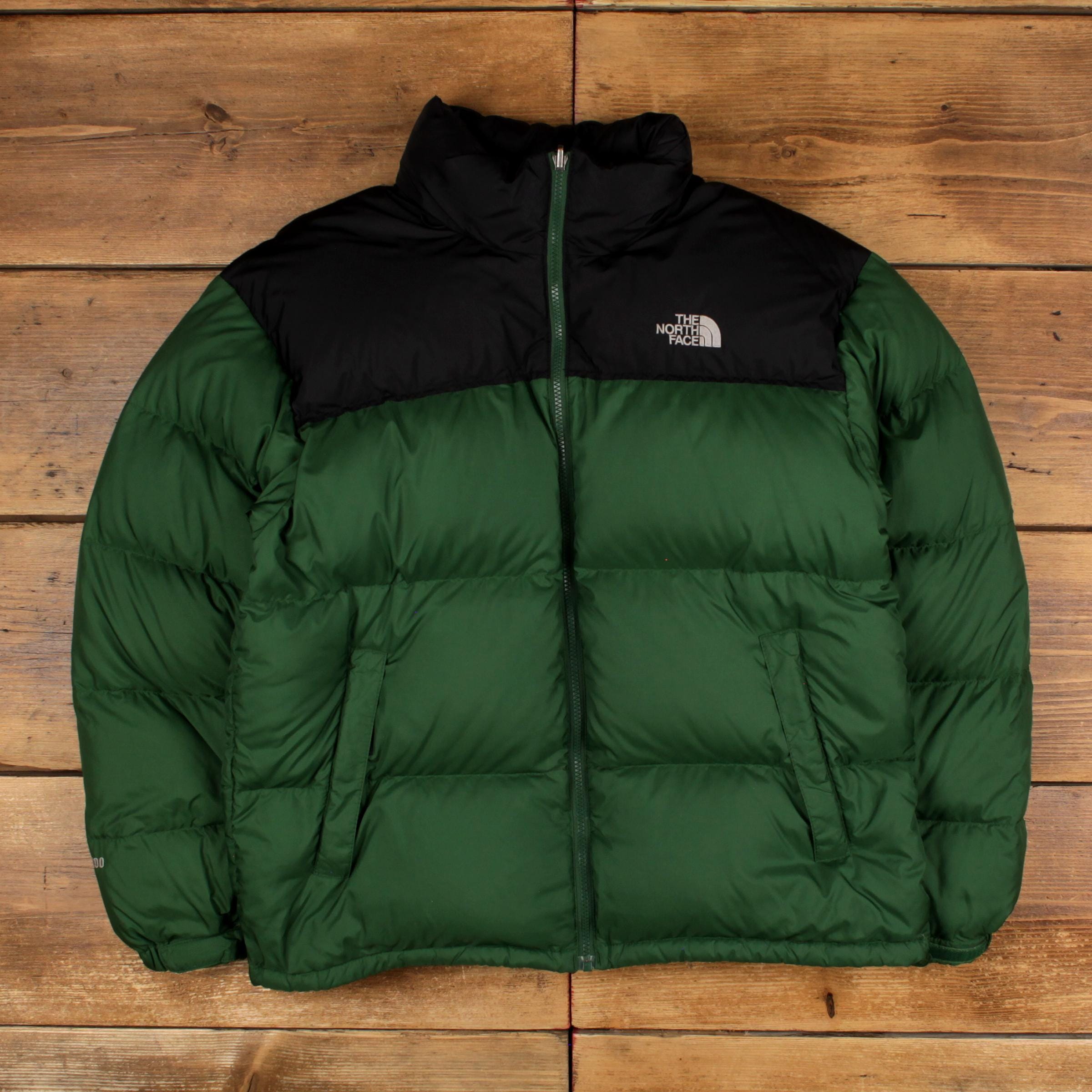 Green North Face Puffer