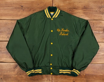 VTG Style Eyes Varsity Jacket - Size M - Etsy