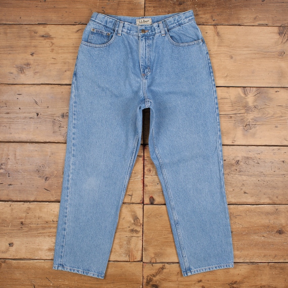 Vintage L.L. Bean Jeans Pants Trousers 31x28 Elasticated