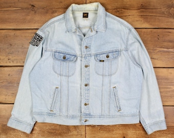 XL (48) Vintage 60s 70s Lee Work Wear Jacket 2 Pocket Chetopa