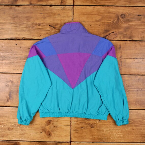 CALEE ジャケット　XL used ターコイズブルー Vintage L.l.bean Windbreaker Jacket M 80s Colour Block Petite