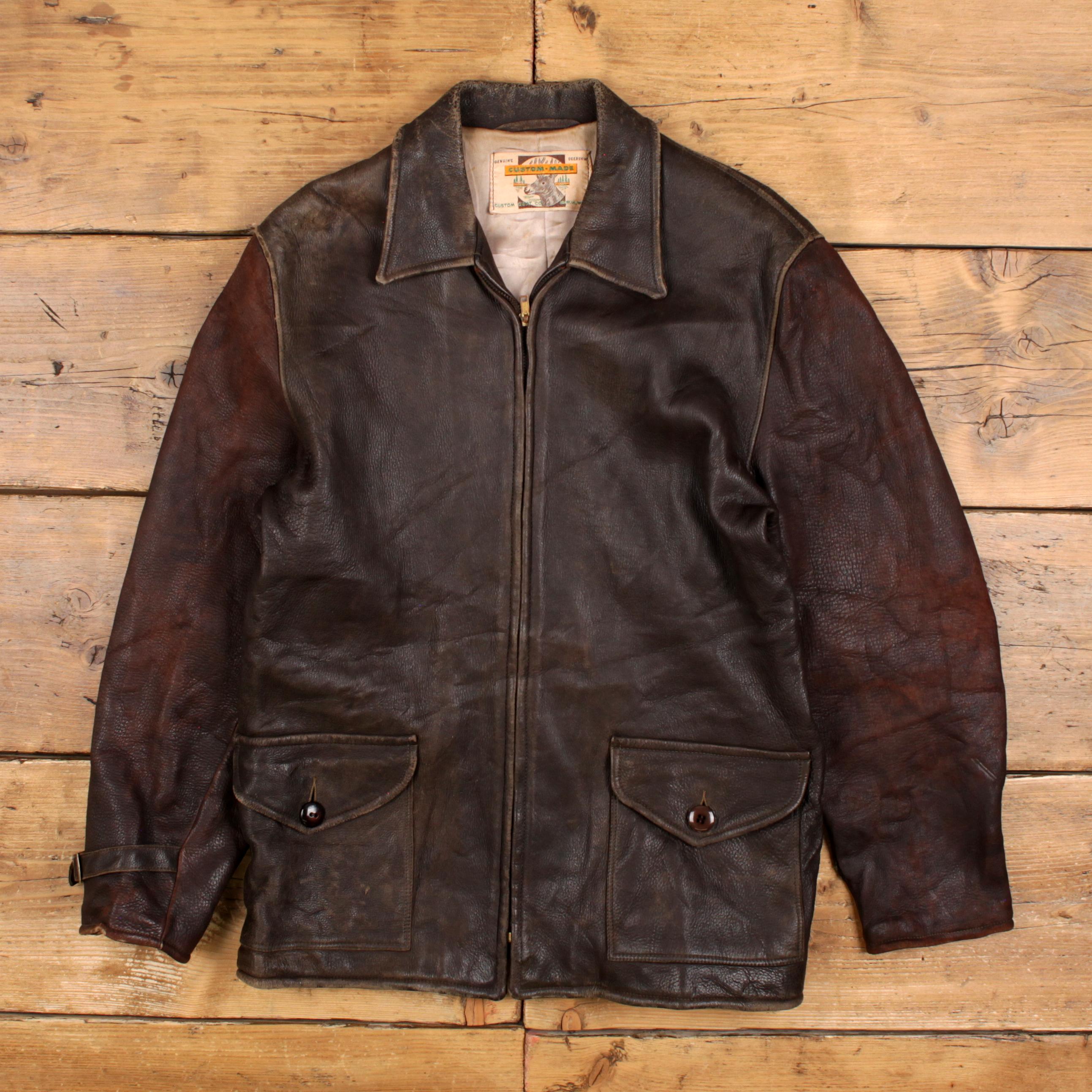 ジャケット・アウター 80s unknown lether jacket talon ジャケット・アウター 80s unknown lether jacket talon Vintage 80s