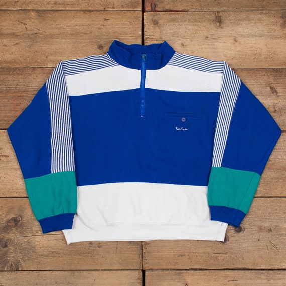 pierre cardin quarter zip fleece mens