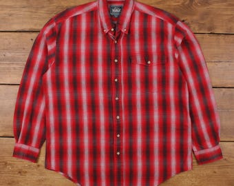Chemise Homme Timber Run Flanelle à Carreaux - Manches Longues - Taille XL - Multicolore