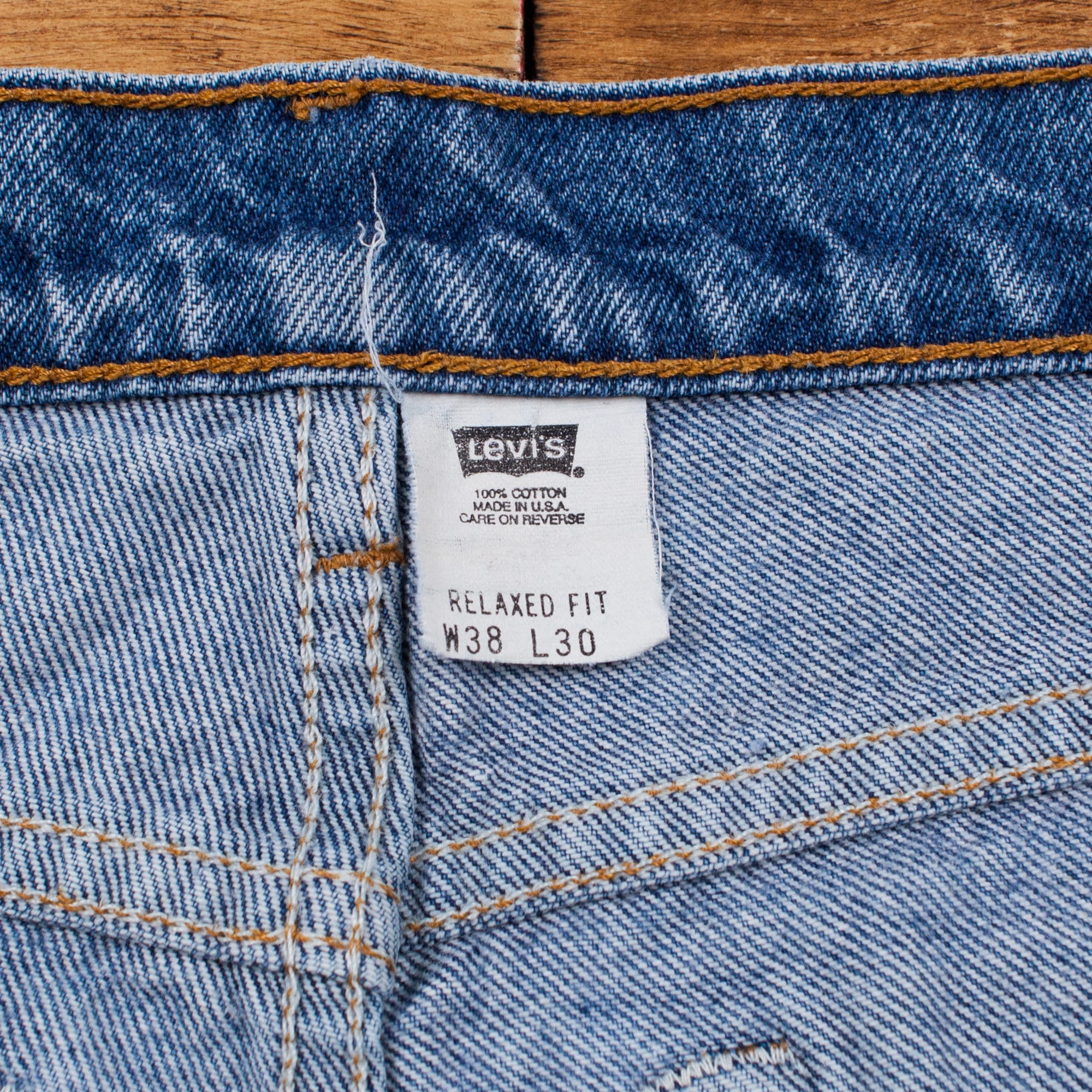 Vintage Levis 540 Jeans 38 X 27 USA Made 90s Medium Wash