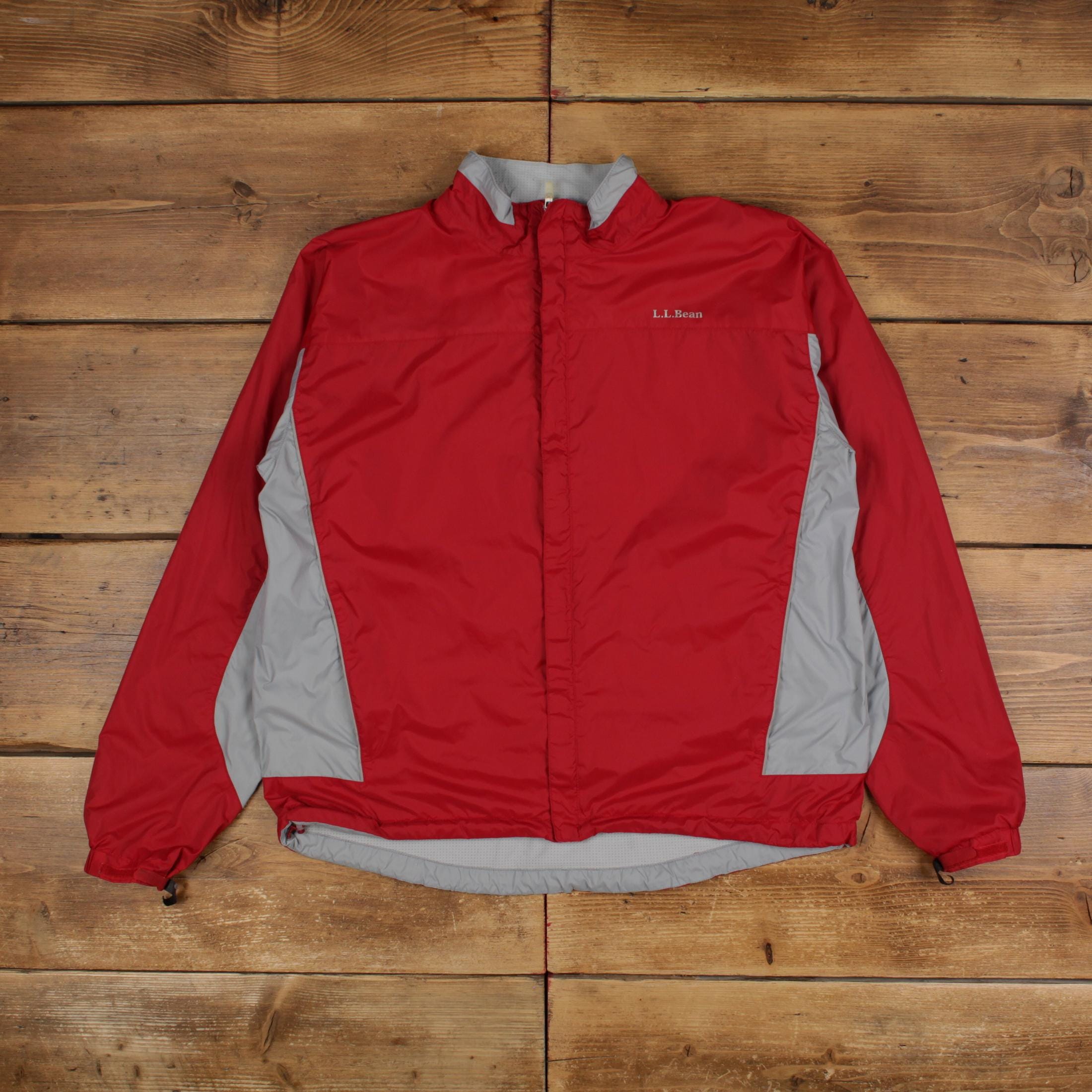 ヴィンテージ L.L.Bean ウィンドブレーカー ジャケット L レッド 