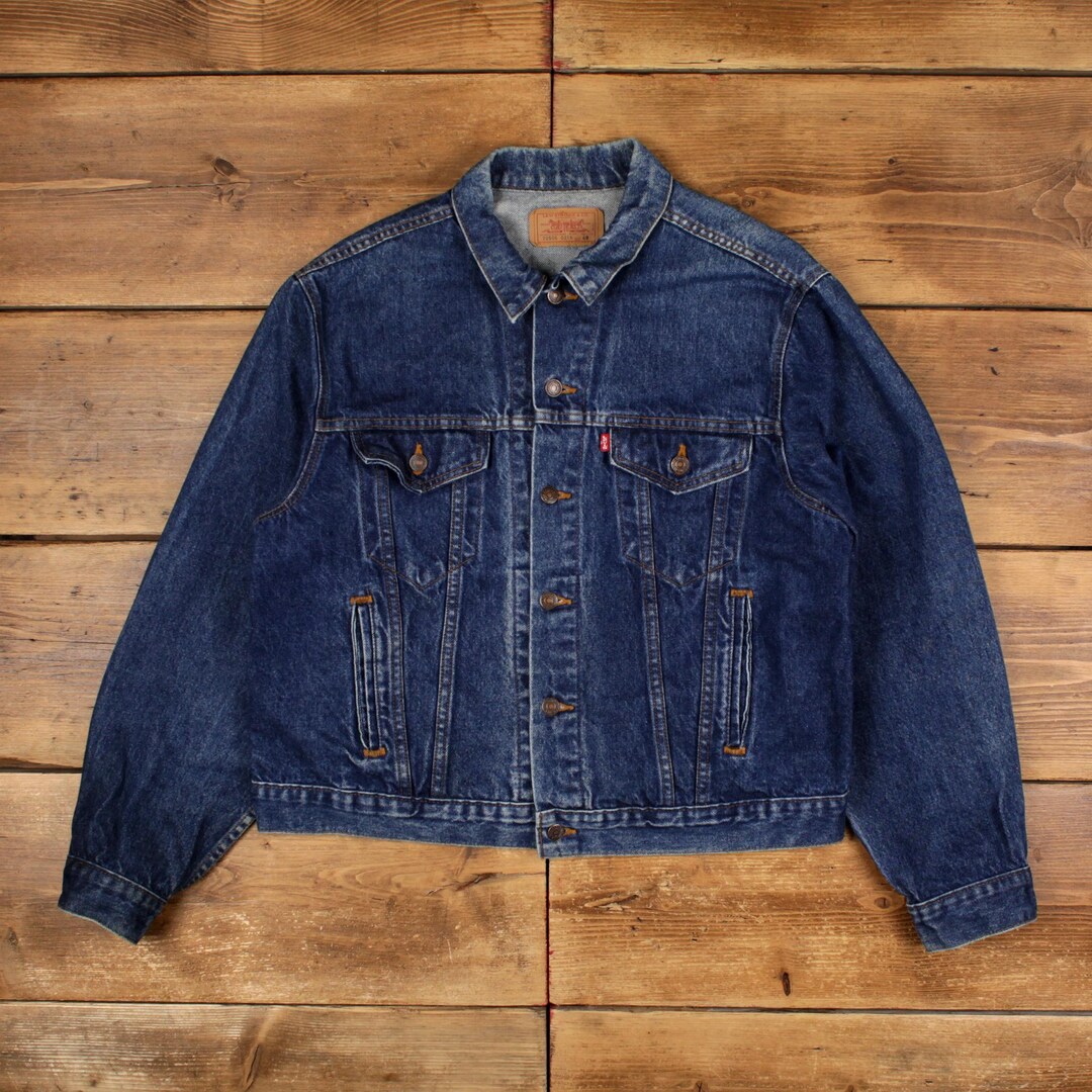 80'S Levi's denim jacket, denim jacket, made in USA, men's size M, vintage /eaa521896