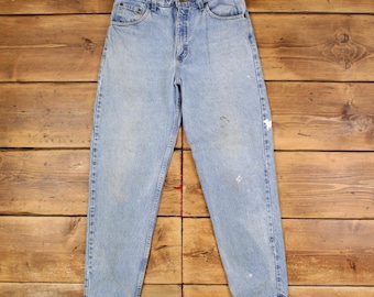 Vintage Carhartt Jeans Hose Hose 32x32 Distressed Herren Gerade Blau