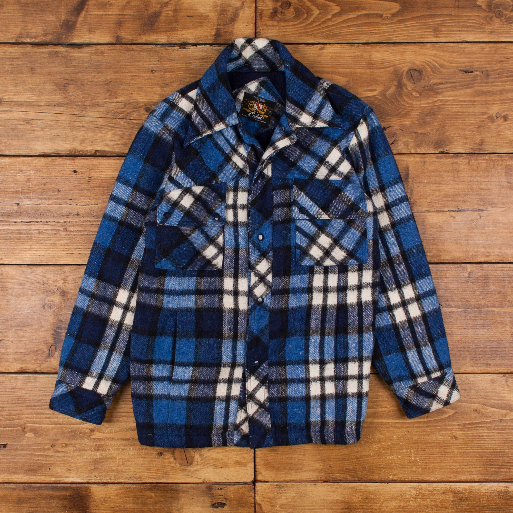 Checked lumberjack shop jacket