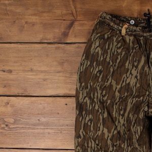 Gander Mountain Mossy Oak Camo Trousers M-XL Mens Rainwear USA Made Outdoor image 5