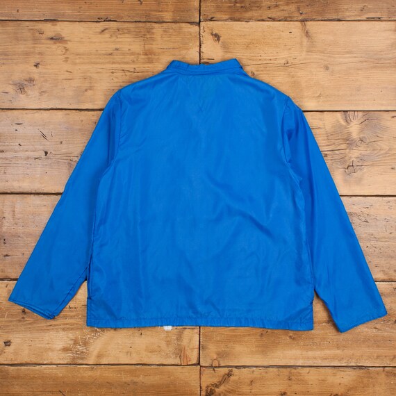 Vintage H.i.s Coach Jacket L 80s Chic USA Made Blue Womens Snap - Etsy