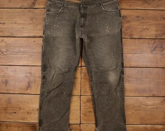 Pantalón vintage Kuhl para exteriores, talla 40x32, resistente, para hombre, corte recto.