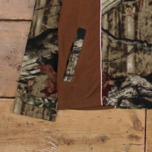 Mossy Oak Fleece Sweatshirt L Womens Breakup Infinity Real Tree Camo Outdoor image 7