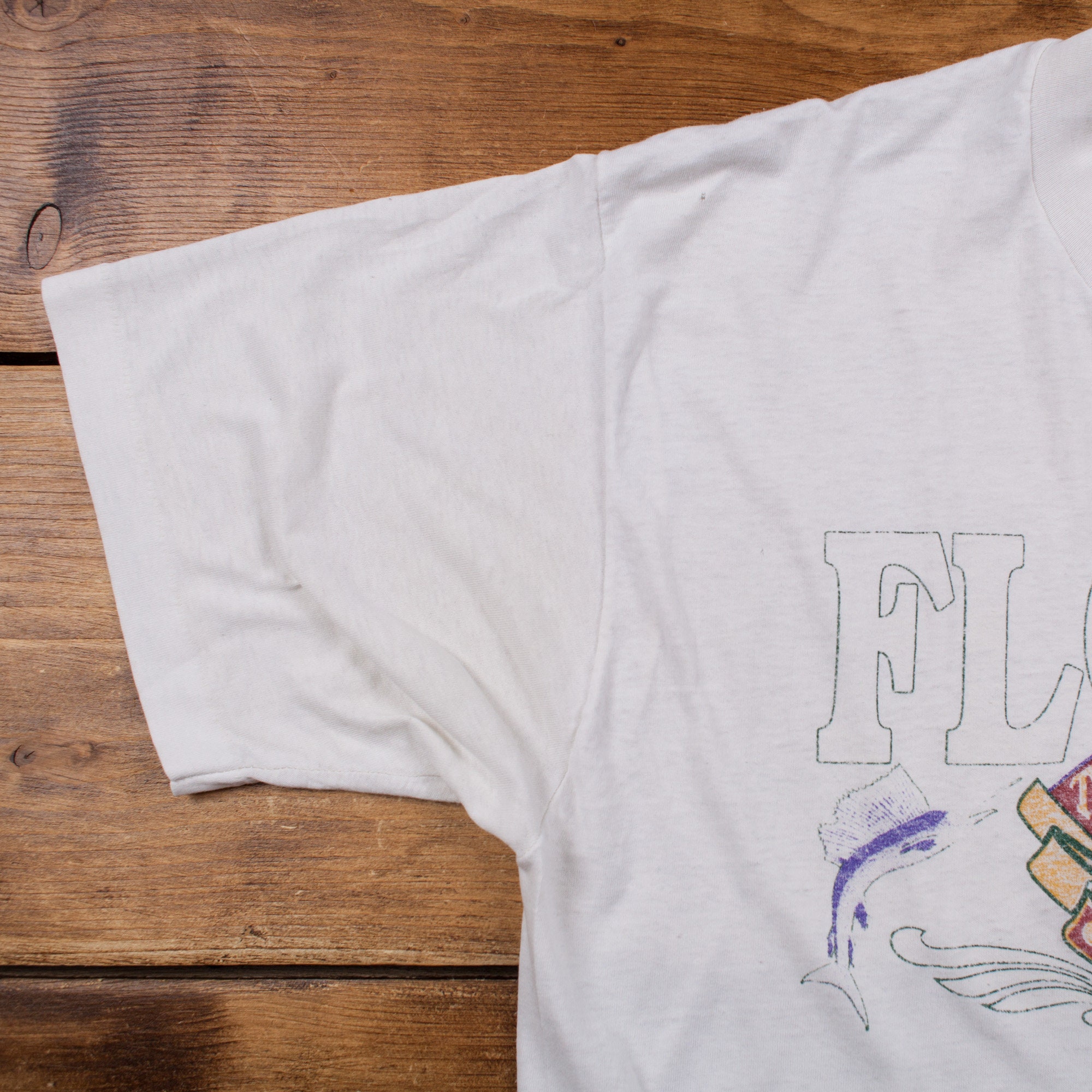 Vintage Fruit of the Loom Single Stitch T Shirt Graphic XL 90s USA