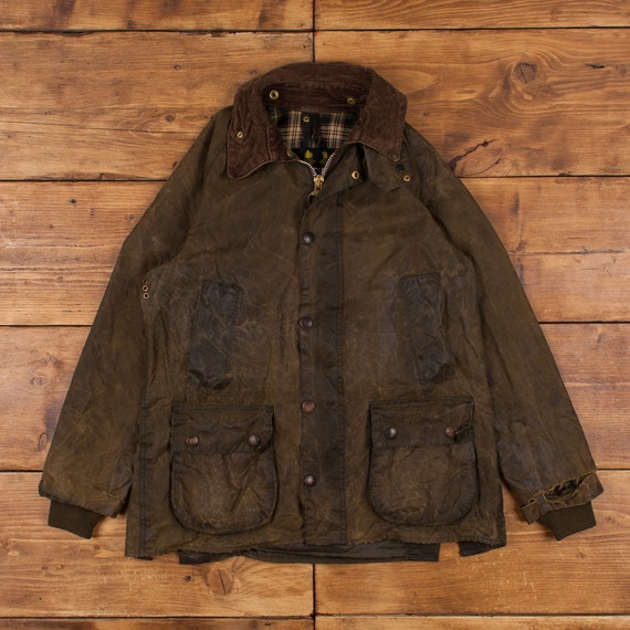 クリーニング 直営 店 B.C STOCK Barbour/バブアー BEDALE ジャケット カーキ ミリタリージャケット