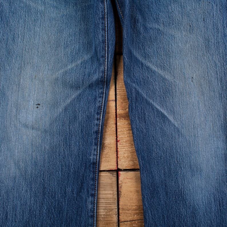 Jeans Levis 501 vintage 34 x 36 Stonewash Straight Blue Red Tab Denim immagine 7