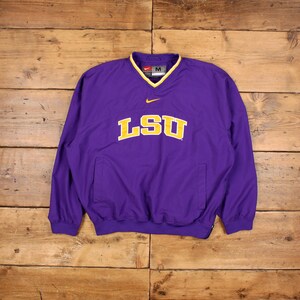 Kurtka wiatrówka Nike Vintage M LSU Sports College Pullover Purple