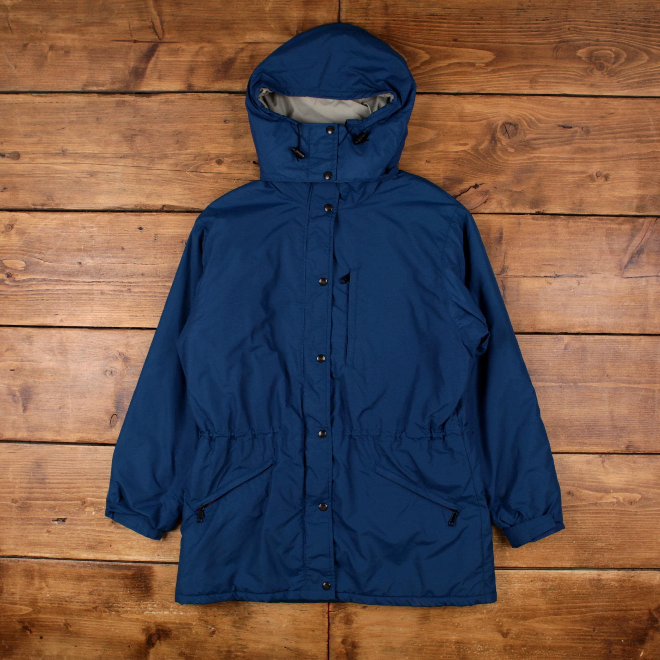 Vintage L.l.bean Outdoor Jacket L 80s USA Made Blue Womens - Etsy