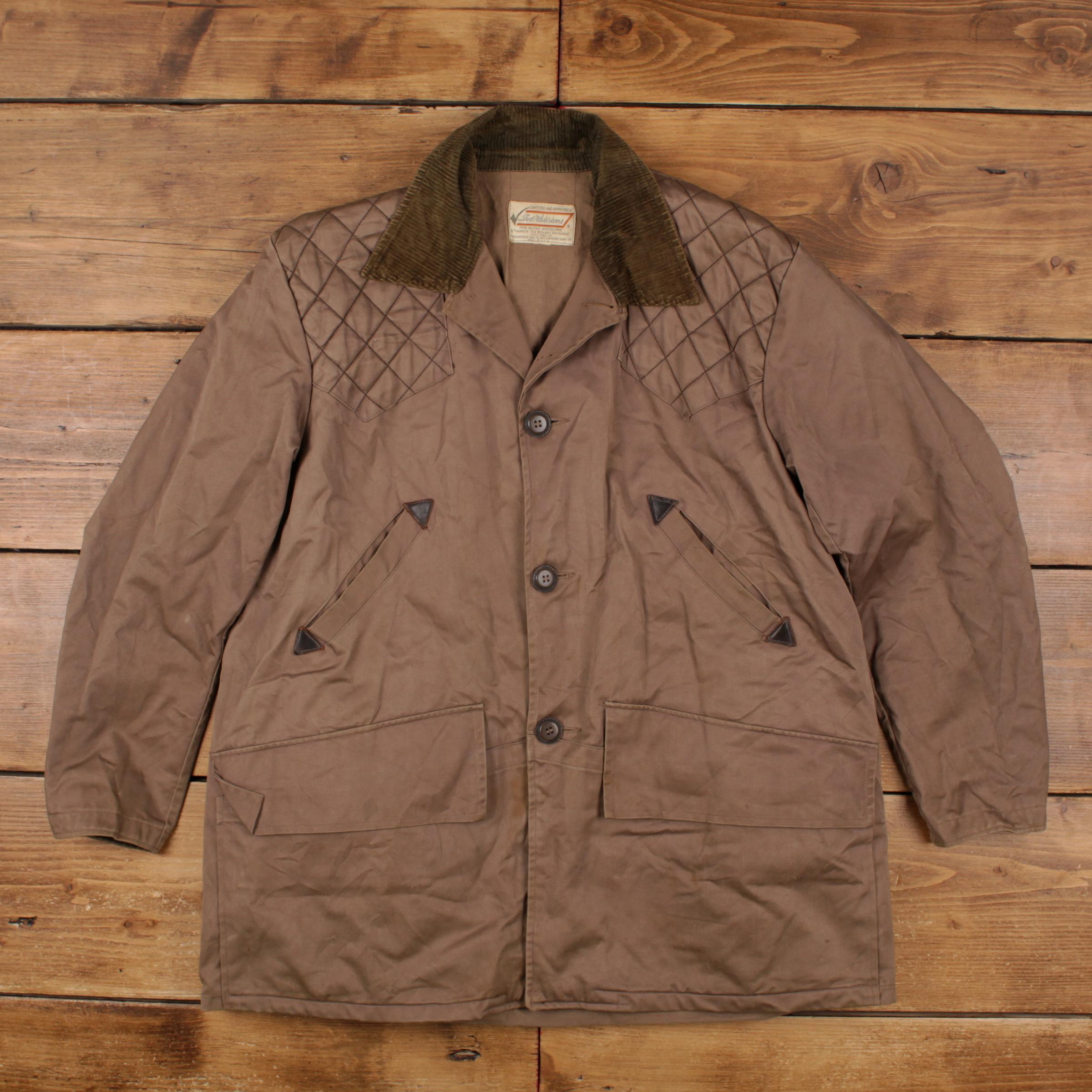 激レア 60s ベトジャン Ted Williamsタグ キルティングスカジャン Vintage Ted Williams Workwear Jacket L 60s Hunting Barn Coat Talon