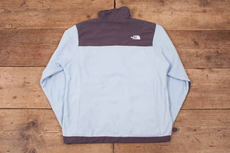 pale blue fleece jacket