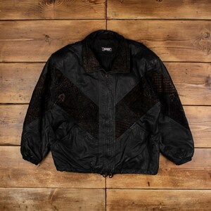 ジャケット・アウター vintage learher bomber jacket black Men's Black Aviator Leather Jacket | Buffalo Jackson