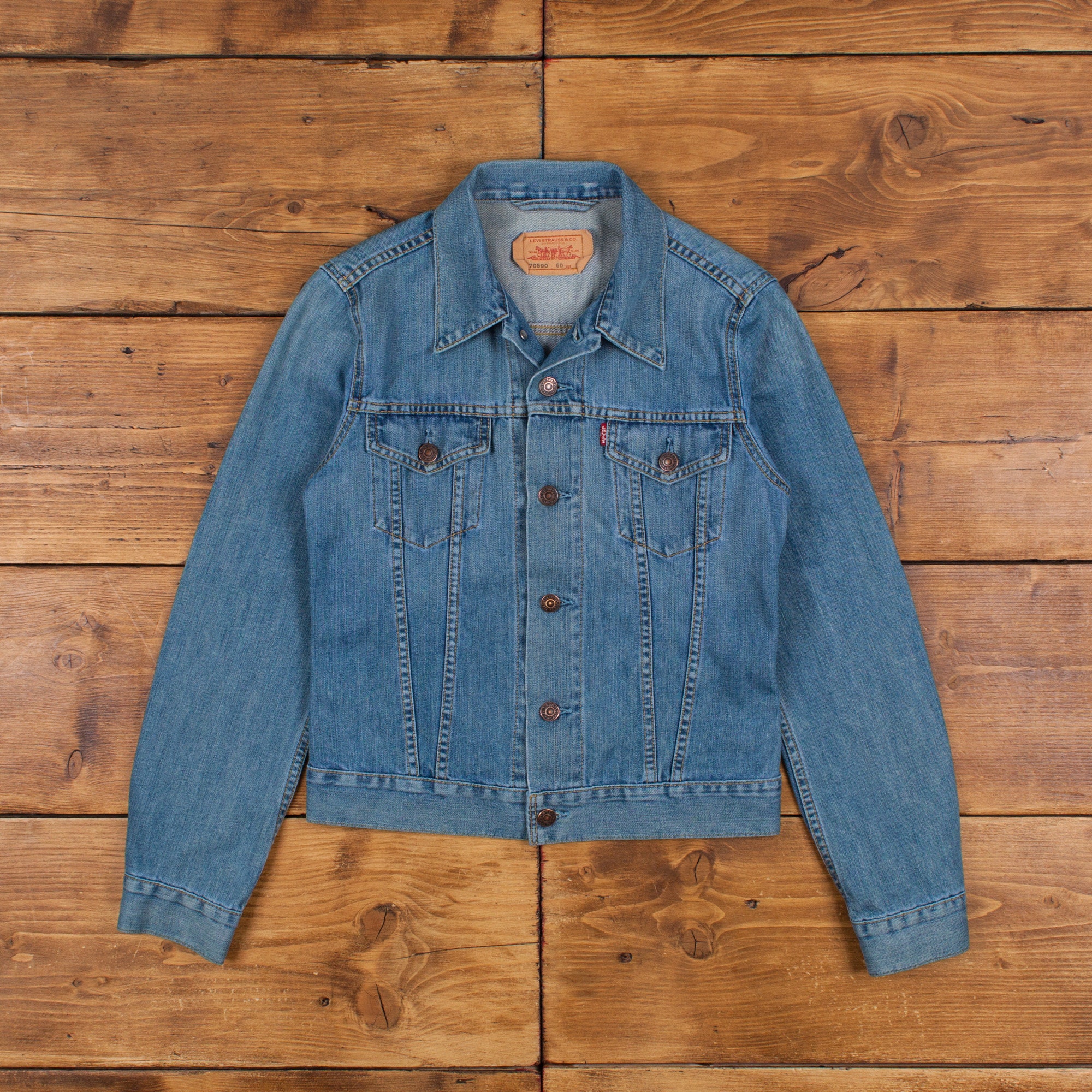 Vintage: Stonewash Denim Jacket Made in USA by Levi Blue/Sz: L – Slim  Pickins Outfitters