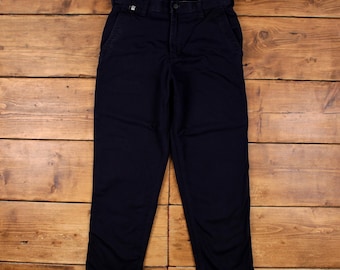 Pantalones de trabajo vintage Carhartt, 32 x 30 FR, unisex, rectos, azules