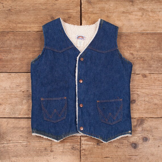 wrangler sherpa vest