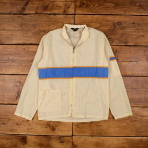 Vintage Windbreaker Jacket S 80s Yellow