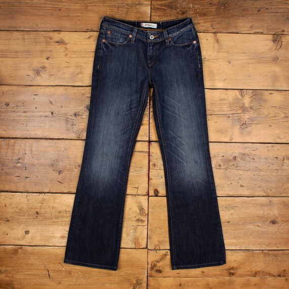 Levis 527 Y2k Jeans 28x31 Womens Blue Slim Bootcut Low Waist 