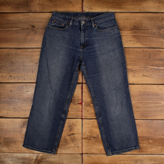 Ralph Lauren Cropped Saturday Jean Jeans 31x26 Womens 00s Blue