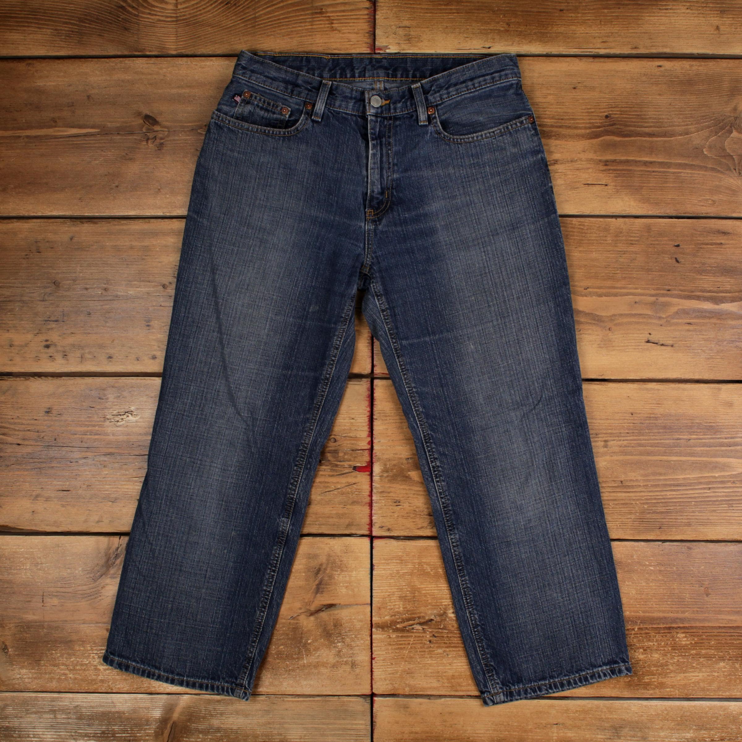 Ralph Lauren Cropped Saturday Jean Jeans 31x26 Womens 00s Blue