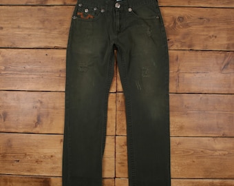 ヴィンテージ 2000年代 Y2K トゥルーレリジョン ローライズウエスト