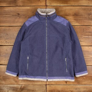 Vintage Cabela&#39;s Outdoor Jacket XL Fleece Purple Womens