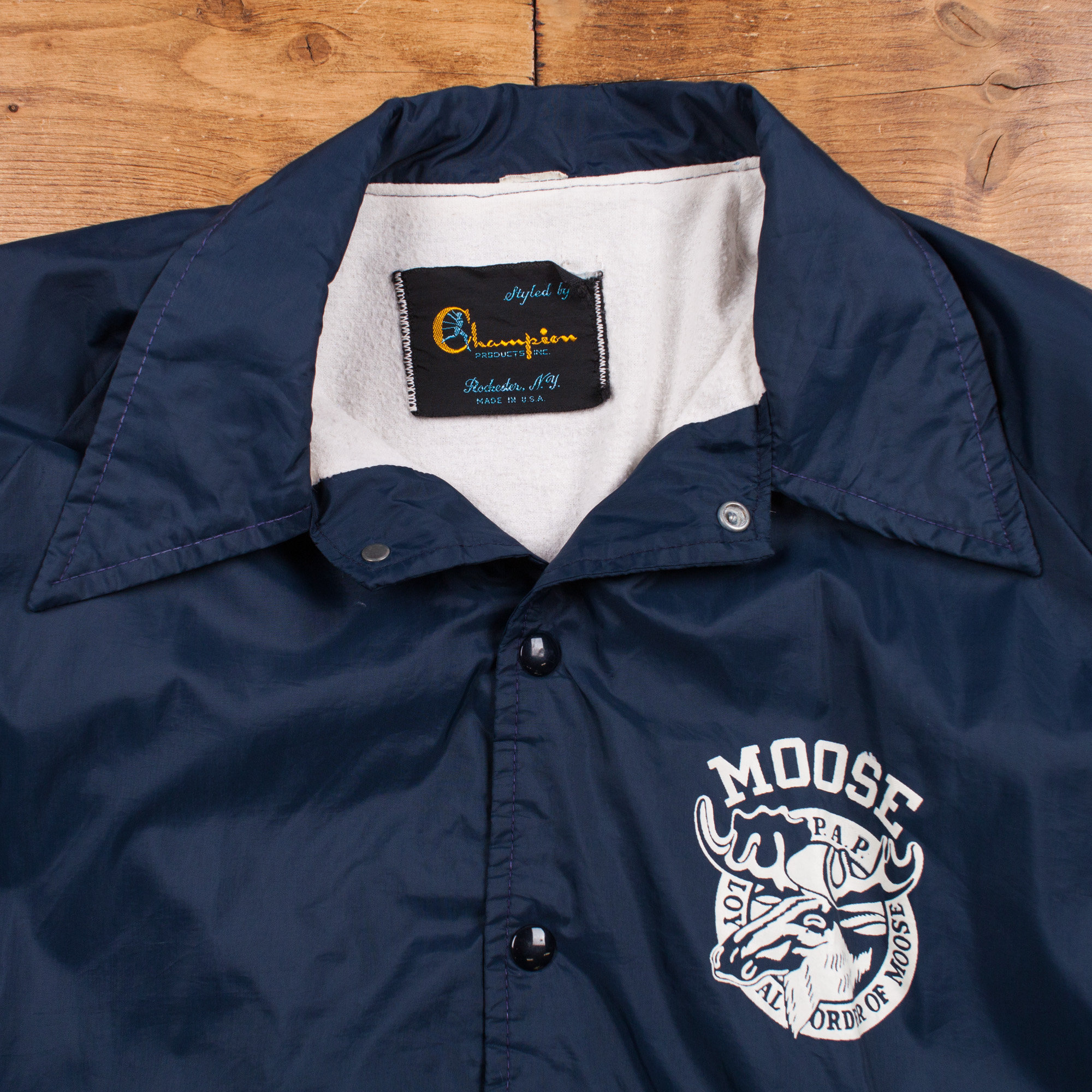 Champion coach style jacket in star print sales