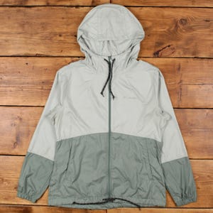 Vintage Columbia Windbreaker Jacket S Green Womens