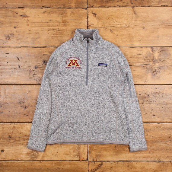 Patagonia Fleece Jacket S Gorpcore 1/4 Zip Grey Outdoor Hiking - Etsy