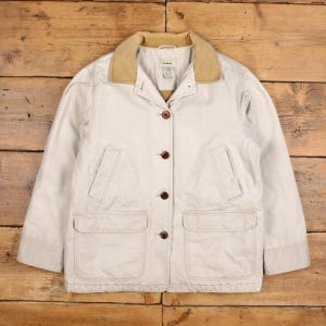 Vintage L.L.Bean Workwear Jacket XL Corvée de grange en velours côtelé faisan rouge - France